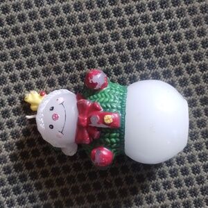 Snowman x-mas candle